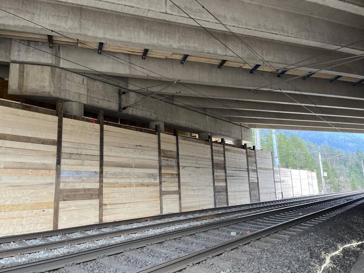 A14 INB Nenzing Brücke über ÖBB